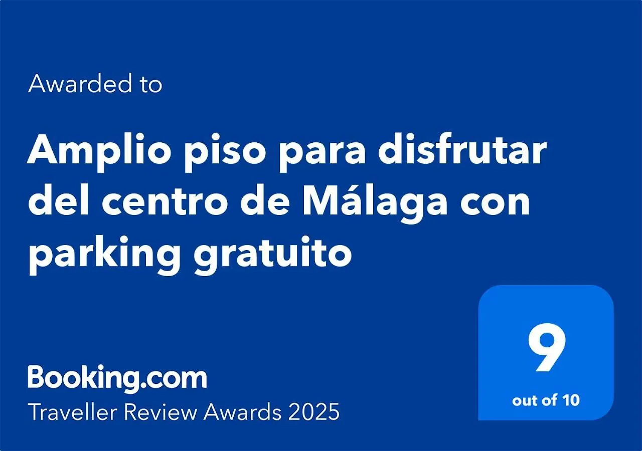 Appartement Amplio Piso Para Disfrutar Del Centro De Malaga Con Parking Gratuito